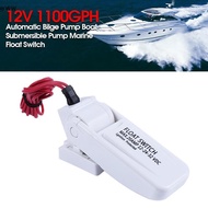 ooo 12V 1100GPH Automatic Bilge Pump Boat Submersible Pump Marine Float Switch U7W6 uuu