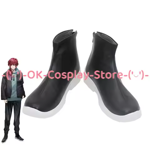 Lauren Iroas Cosplay Shoes Vtuber Cosplay Prop PU Leather Shoes Halloween Carnival Boots Custom Made