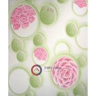 Premium Vinyl Wallpaper Kb7 edify Minimalist motif size 53cm x 10m home hotel office decoration