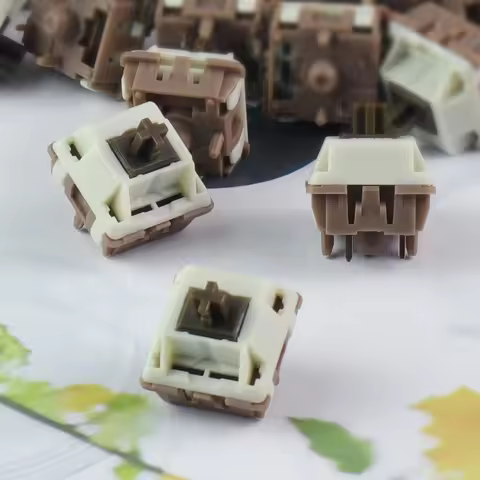 SU LAB Puer Tea Switch 42g/48g 5PIN Slight Tactile Mechanical Keyboard Switch 4.0 Full Key Type more