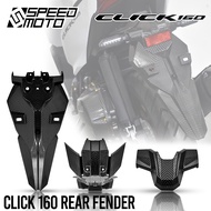 CLICK 160 REAR FENDER COVER GARNISH 3 IN 1 SET CARBON FOR HONDA CLICK 160 MOTORCYCLE SPEEDMOTO