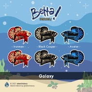 Betta Sticker Set - Ironman/Cooper/Avatar Koi/Nemo/Marble