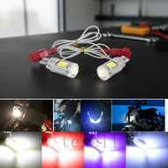 T15 T10 Dual Contact Parking & Turn Signal Lights, 2pcs, Amber, White, Blue, Red, Pink T10 LED Bulb