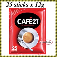 CAFE 21 INSTANT 2IN1 COFFEE MIX NO SUGAR ADDED (15 sachets x 12g) Kopi Tanpa Gula