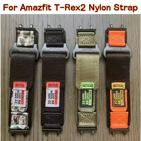 Nylon Strap for Amazfit Huami T-rex 2 pro Watch Band For Huami Amazfit T-rex2 Sport Belt Smartwatch 