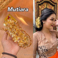 Bali gold Clover gold pearl star