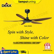 [SIRIM] DEKA F5DC PRO F5DC 56" 46" 5 Blades DC Motor 20 Speed Remote Control Ceiling Fan
