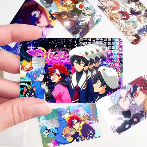 Boy S-Sk8 The Infinity 2024 Anime Cartoon Skin Stickers Film Tape Case For Big Credit Debit Card Fro