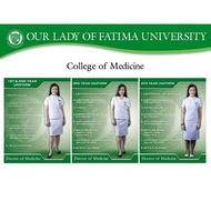 QUALITY OLFU MEDICINE UNIFORM | FAST SHIPPING | OUR LADY OF FATIMA UNIVERSITY