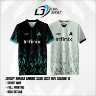 Aurora Gaming Jersey 2026 2027 Latest Aurora Game T-Shirt MLBB MPL PH S17 Free Custom Nickname + Num
