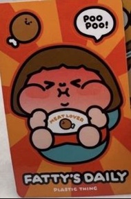 全新 fatty's daily poo poo 異色 藍馬桶 隱藏款 為食妹