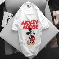 HOÀN TIỀN 15% - Áo Phông In Hình Mickey Mouse Nam Nữ  Cotton