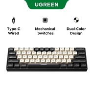 UGREEN Mini Mechanical Wired Keyboard 61 Keys Rechargeable  Keyboard for PC/Laptop/Tablet/Mobile Pho