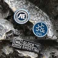 [Custom Velcro patch]HR Metal Laser AE Glock Chemical Elements Anaheim Society GLOCK 3D Velcro Patch