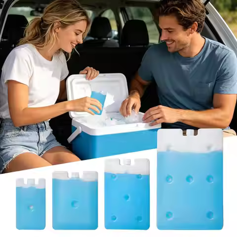 Air Conditioner Fan Ice Plate Reusable Cooler Ice Pack Ice Block Reusable Freezer Cooling Pack Lunch