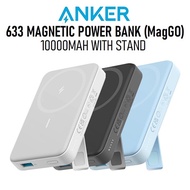 ANKER 633 MagGo 10000mAh Magnetic Wireless Charger Power Bank Battery with Stand iPhone 15 14 13 12