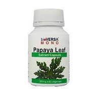 BIOVERSA MONO PAPAYA LEAF EXTRACT CAPSULE 60'S(exp:1/25)