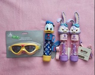 香港迪士尼樂園唐老鴨星黛露水壺噴霧米奇游泳鏡Hong Kong Disney Donald stellalou mist spray bottle mickey swim goggles