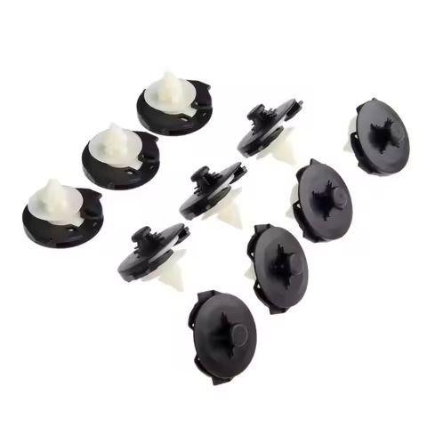 10Pcs Black white Plastic Car Fastener 6N1 6N2 Car Interior Door Panel Clips Trim Panel 6N0868243A