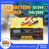 Charger Aki 12V 24V Otomatis Bekasi 6-105AH / 600AH MF-2B Smart Battery Charger Mobil Mobil VRtec / 