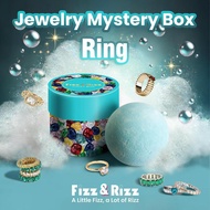 Fizz & Rizz Mystery Box of Ring - Fashion Jewelry Mystery Box - Secret Jewelry - Bubble Bomb - Surpr