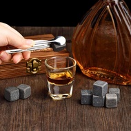 【 LCG5】- Set 18 Whiskey Rocks with Wooden Box Reusable Cooling Ice Cubes