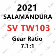 รอกตกปลาออริจินัลไดวารอกตกปลาโปร์ไฟล์ต่ำน้ำจืดน้ำเค็ม8.1R อากาศ SALAMANDURA 8.1L SV TW 70 103 150 He