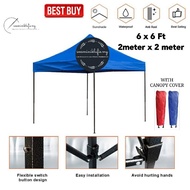 2x2m 6ft x 6ft folding canopy tent / kanopi bazar pasar malam PAYUNG NIAGA khemah