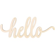 Hello Wooden Letter,Hello Wood Hanging Sign,DIY Block Word Sign Wall Christmas Wreath Decor Wooden D