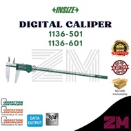INSIZE Digital Caliper 1136-501 /1136-601 Jaw Length 100mm (Range 0-500mm/0-20")(Range 0-600mm/0-24"