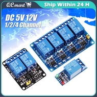 5v 12v 1 2 4 Way Relay Module for Arduino 1 2 4 Channel Relay Module with Optocoupler Relay Output
