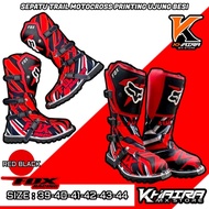 Motocross trail boots steel toe safety boots trabass/balap Enduro full printing 2025