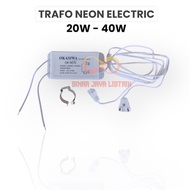 20W - 40W White Electric NeonTrafo