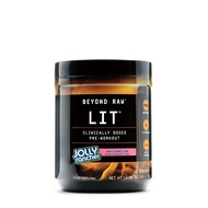 BEYOND RAW LIT | Clinically Dosed Pre-Workout Powder | Contains Caffeine, L-Citruline, and Beta-Alan