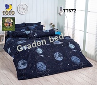 TOTO ผ้าปูที่นอน + ผ้านวม หนา 60x80 / 90x97 TT 672 ( 3.5 , 5 , 6 ฟุต ) TT672 โตโต้ bed