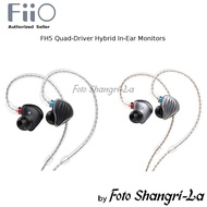 FiiO FH5 Quad Driver Hybrid In-Ear Monitors Earphone Independent Sound Tubes with 3 Knowles Balanced