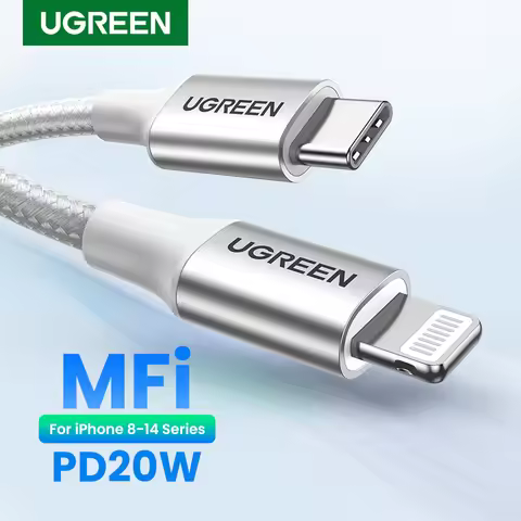 UGREEN MFi 20/30W USB Type C to Lightning Cable for iPhone 14 Pro Max 13 12 Plus Mini PD Fast Chargi