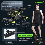 MESIN Rifoamxn Stepper Training Machine V Stepper Home V Stepper Foot Exercise Outdoor Fitness Gym &