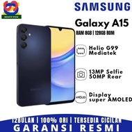 hp baru samsung galaxy a15 | a15 5g 8/128gb - 8/256gb garansi resmi - 8+8/128gb black +aksesoris