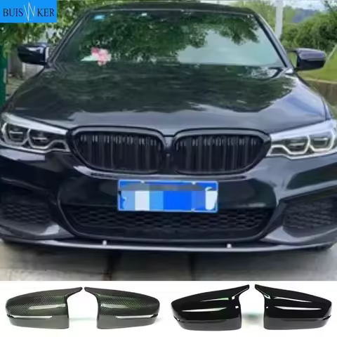 For BMW 3 4 5 7 8-Series G20 G21 G28 G11 G12 G14 G15 G16 G30 G31 G38 G22 Black Exterior Side Rearvie
