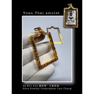 Phra Somdej Chakraphat/电镀金佛牌壳/最新意大利电镀金工艺/电镀金工艺镀层，耐高温，具有一定的耐磨性，有良好的抗变色能力