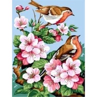 DIY little birds Diamond Embroidery, Round Full Diamond Bird on branch painting Diamond painting Home decor