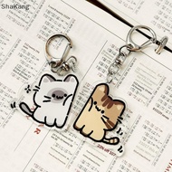 SKMY 1pair Cute Cat Keychain Pendant, Matching Couple Backpack Keychain SKK
