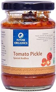 Future Organics Tomato Pickle - Pack of 2 (160 Grams Each ) | 100% Fresh Achar with Homemade Taste &amp; Pure Natural Healthy Ingredients