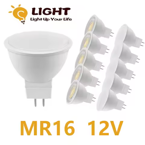 LED Light Low Pressure 12V 4-20PCS MR16 AC/DC 12V LED Spotlight Bulb GU5.3 Low Pressure 3W 5W 6W 7W 