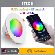 I TECH RGB Smart Downlight 10W Dimming Round Spot Light RGB Color Changing Warm Cool Light Support B