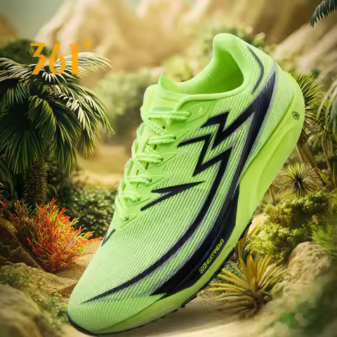 361 Degrees BIospeed Future Carbon Plate Marathon Men Running Shoes Ultralight Cushioning Stable Sup