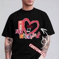 I Love My Girlfriend Shirt Custom Photo T-Shirt Her Funny Collage Style Personalized Gift Girlfriend