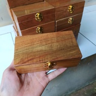 box mbako / box tingwe / box pancing kayu jati ukuran sedang