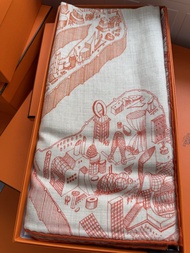hermes愛馬仕140cm披肩絲巾